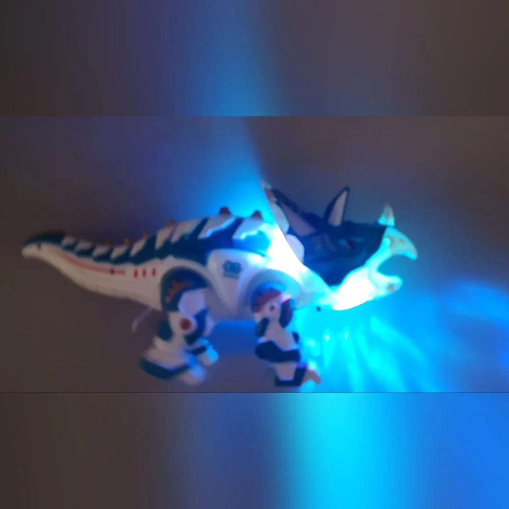 Vivar Toys Mega Triceratops Robot Movements Light Up & Sounds 8+ Good Co…
